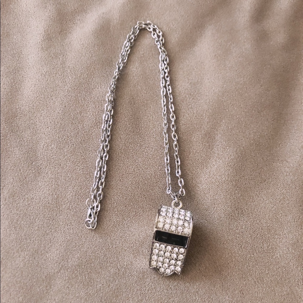 Swarovski Crystal Whistle Necklace